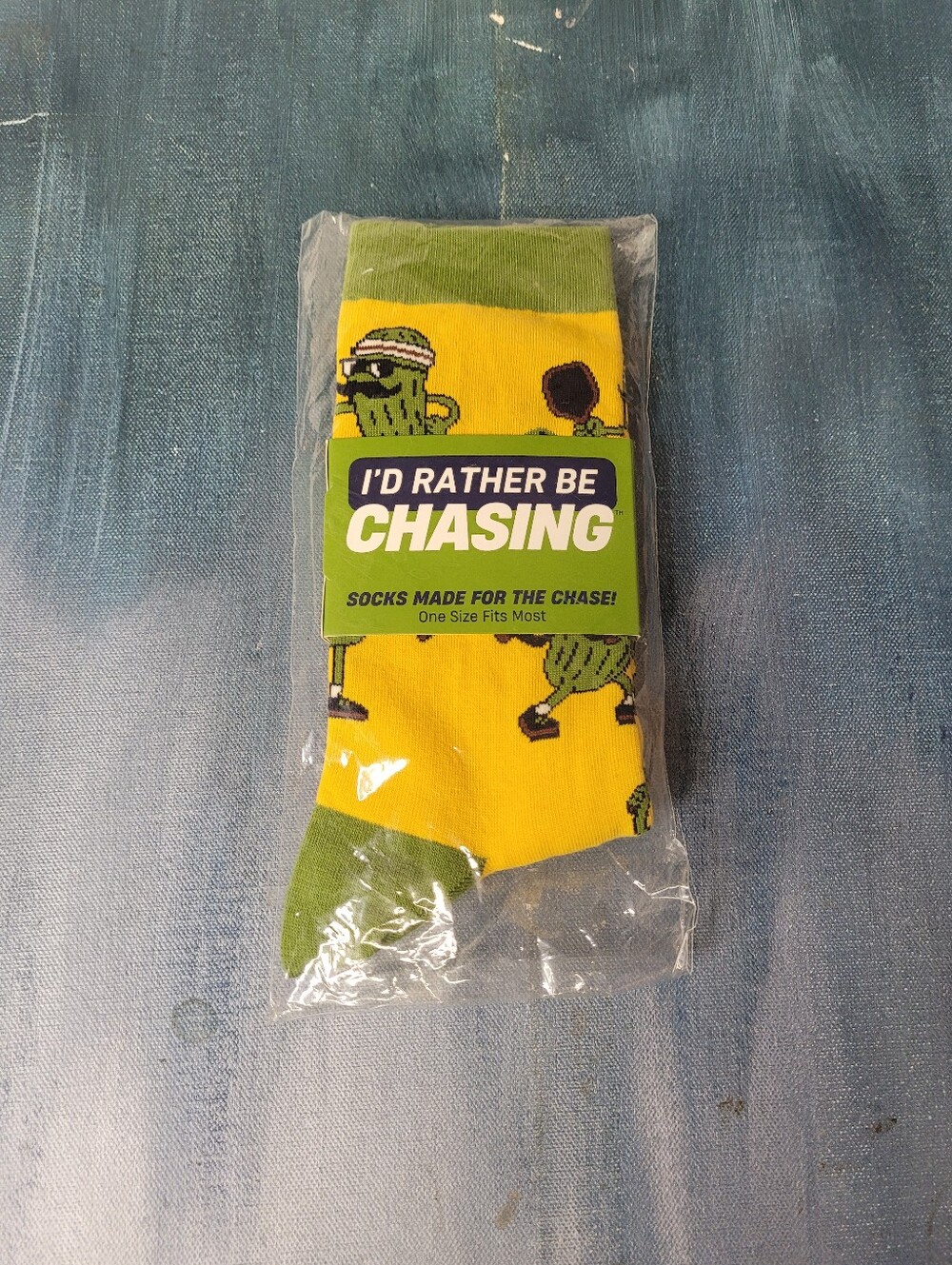 I’ll Rather Be Chasing Men Crew Socks Pickleball